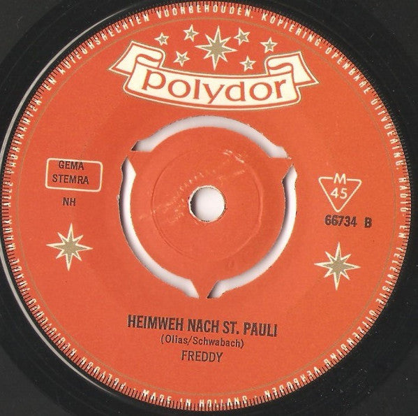 Freddy* : Nimm Uns Mit, Kapitän, Auf Die Reise (7", Single, Mono)