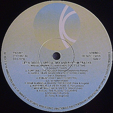 Various : Let's Disco (2xLP, Comp, P/Mixed, Gat)