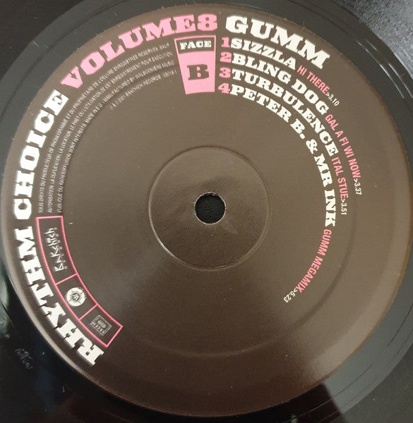 Various : Rhythm Choice Volume 8 Gumm (12")