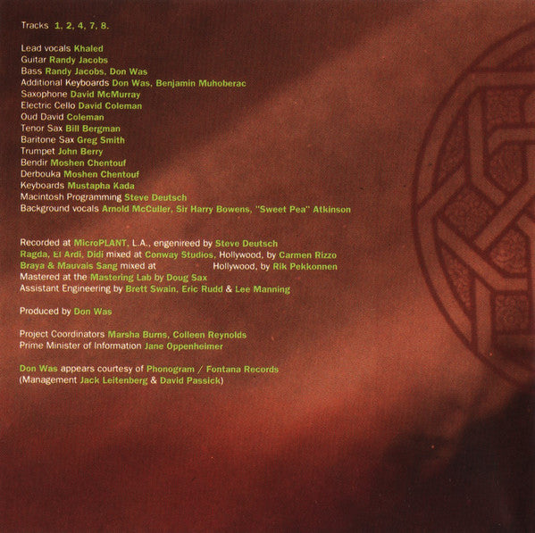 Khaled : Khaled (CD, Album)