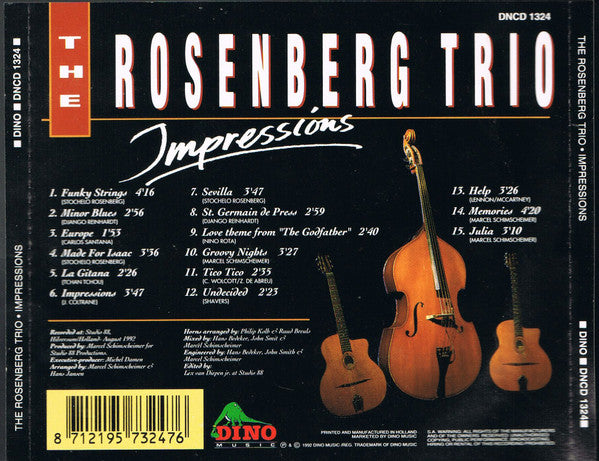 The Rosenberg Trio : Impressions (CD, Album, Red)