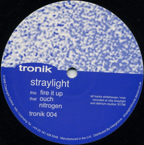 Straylight : Fire It Up (12")