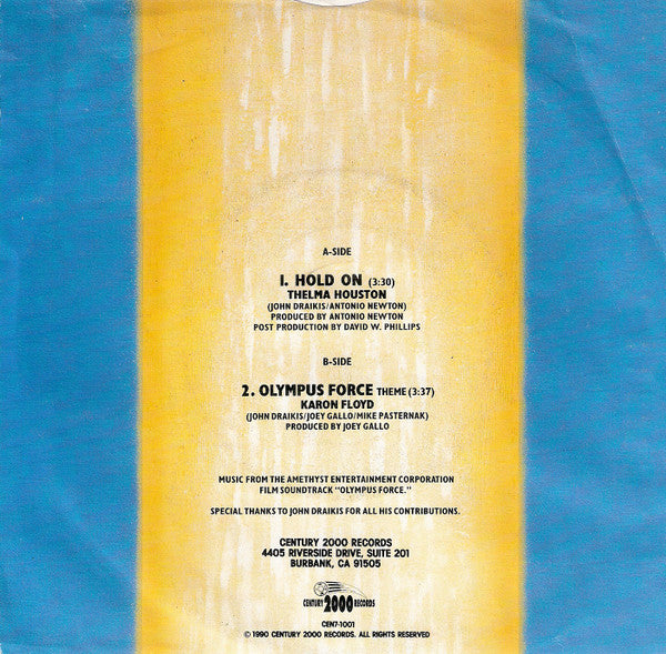 Thelma Houston : Hold On (7", Single)