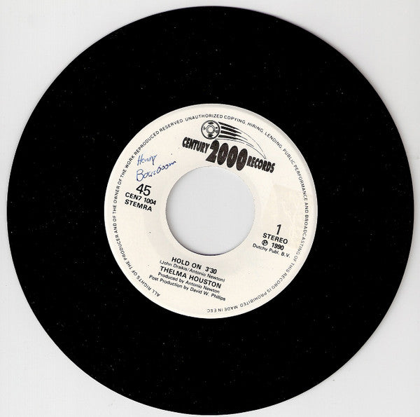 Thelma Houston : Hold On (7", Single)