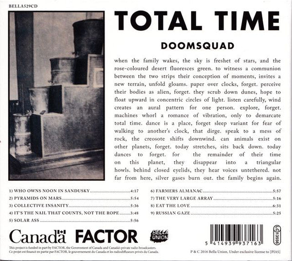 Doomsquad : Total Time (CD, Album)