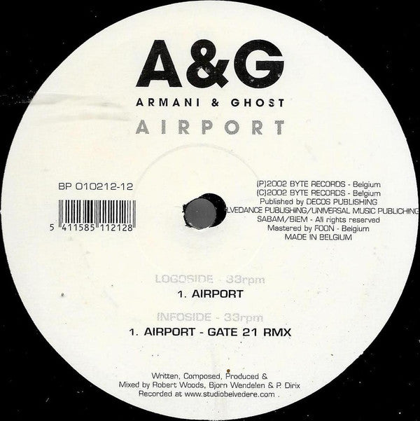 Armani & Ghost : Airport (12")