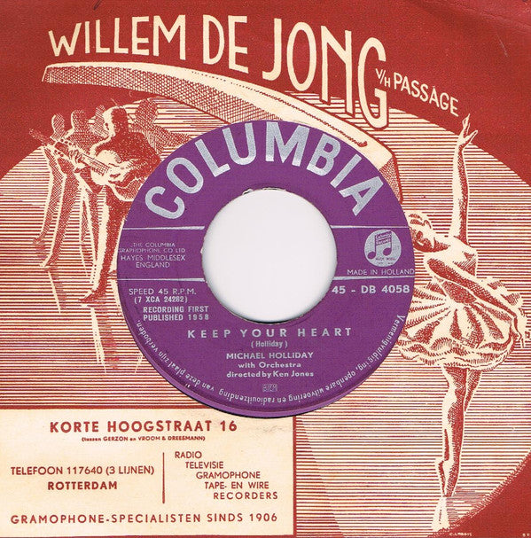 Michael Holliday : Keep Your Heart / The Story Of My Life (7", Single)