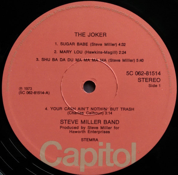 Steve Miller Band : The Joker (LP, Album, Gat)