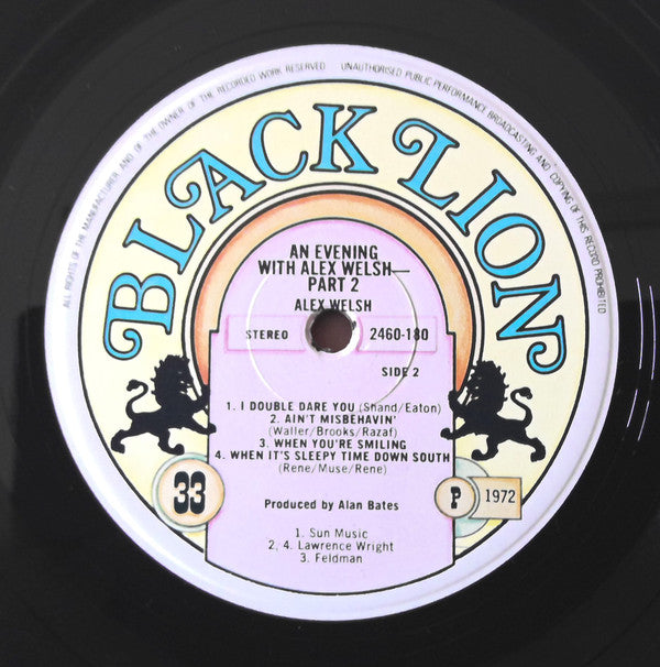 Alex Welsh Featuring George Chisholm, Humphrey Lyttelton, Bruce Turner : An Evening With Alex Welsh And His Friends (Part 2) (LP, Album)