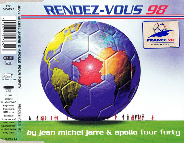 Jean-Michel Jarre & Apollo 440 : Rendez-Vous 98 (CD, Maxi)