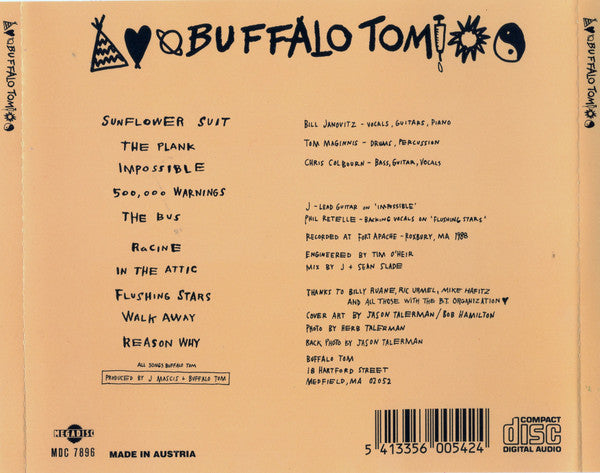 Buffalo Tom : Buffalo Tom (CD, Album, RE)