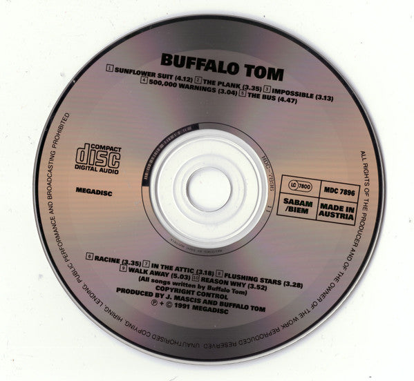 Buffalo Tom : Buffalo Tom (CD, Album, RE)