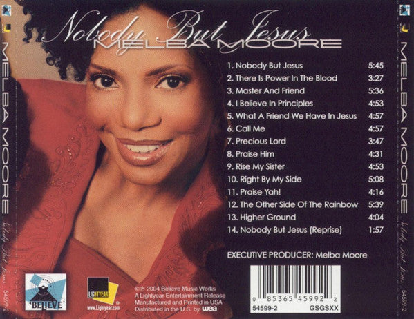 Melba Moore : Nobody But Jesus... (CD, Album)