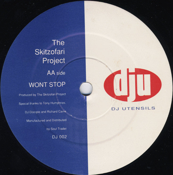 The Skitzofari Project : Can't Stop (12")