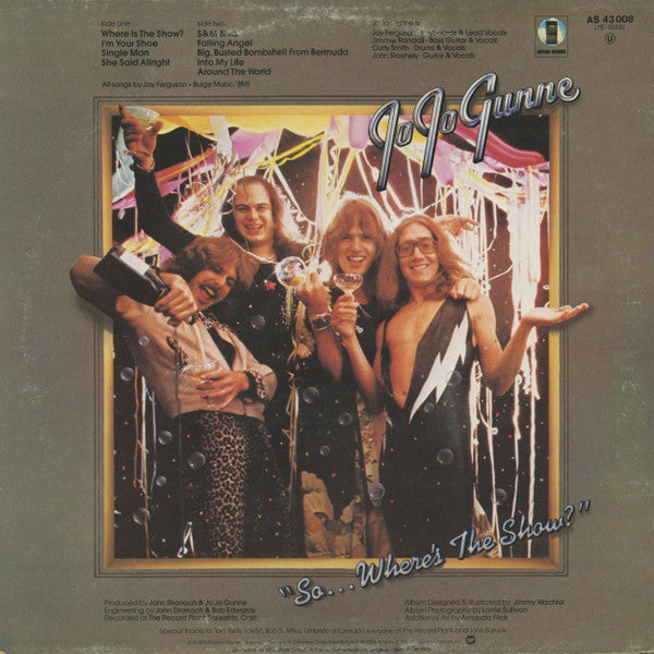 Jo Jo Gunne : "So...Where's The Show?" (LP, Album)