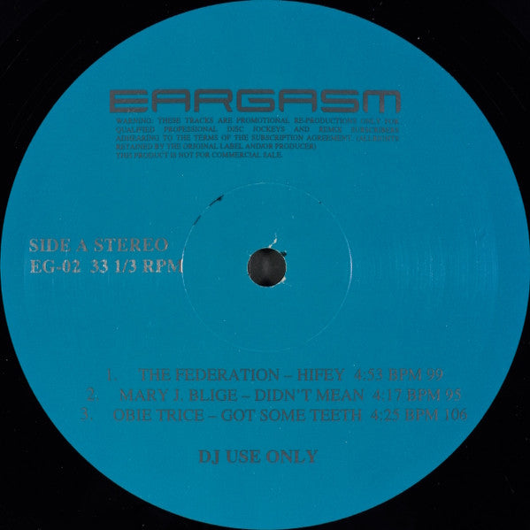 Various : Eargasm (12", Unofficial)