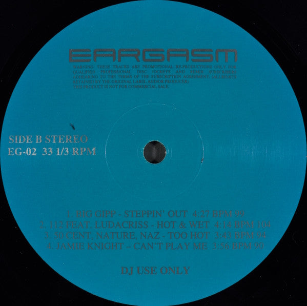 Various : Eargasm (12", Unofficial)