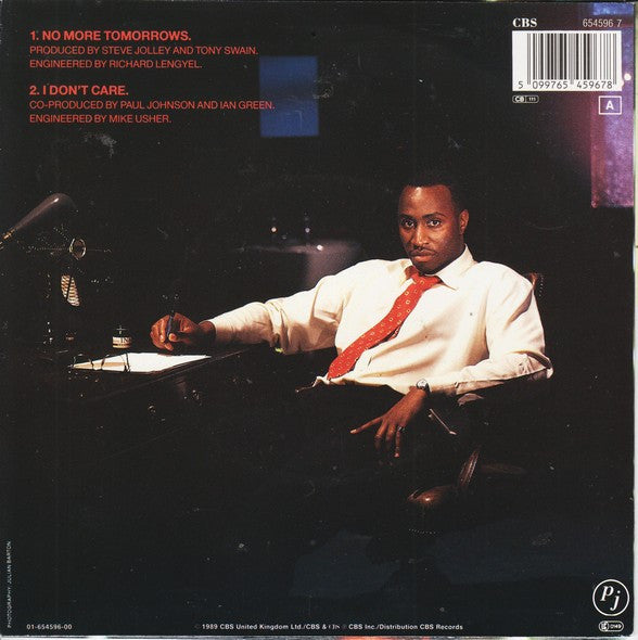 Paul Johnson (2) : No More Tomorrows (7")