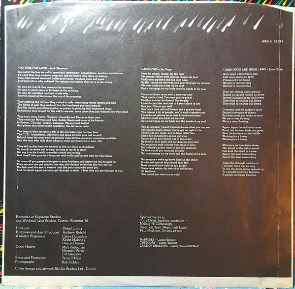 Moving Hearts : Moving Hearts (LP, Album)