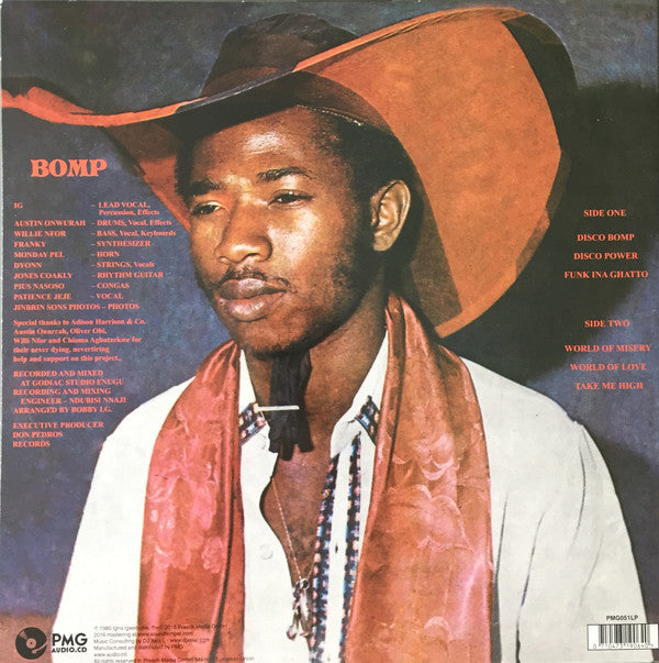 I.G. (3) : Bomp (LP, Album, RE)