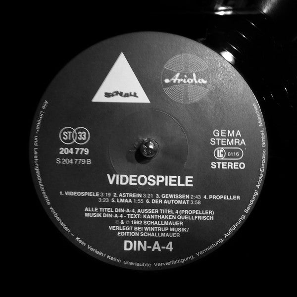 DIN-A-4 : Videospiele (LP, Album)