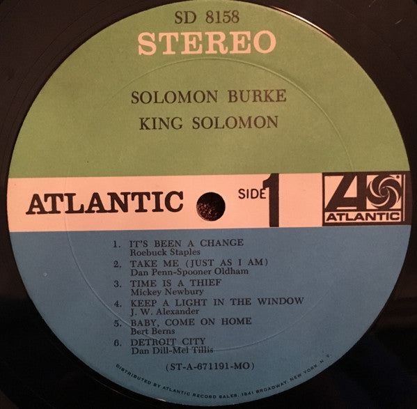 Solomon Burke : King Solomon (LP, Album, MO )