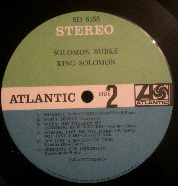 Solomon Burke : King Solomon (LP, Album, MO )