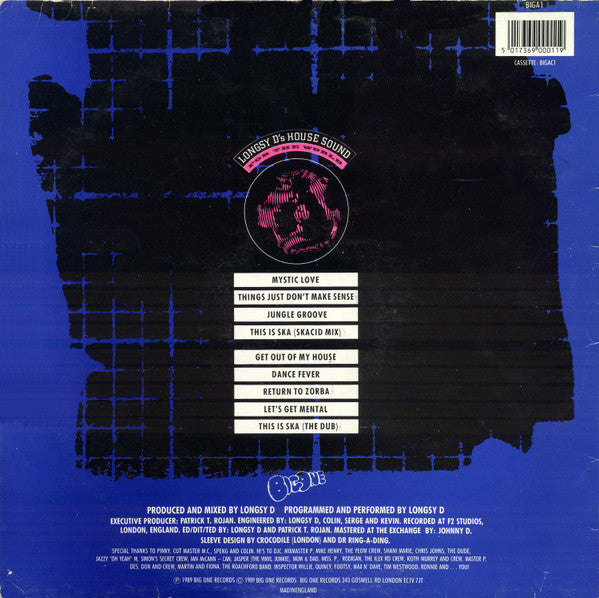 Longsy D's House Sound* : For The World (LP, Album)