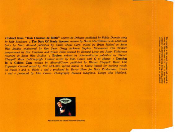 Marc Almond : The Days Of Pearly Spencer (CD, Single)