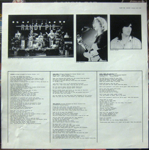 Randy Pie : Kitsch (LP, Album)