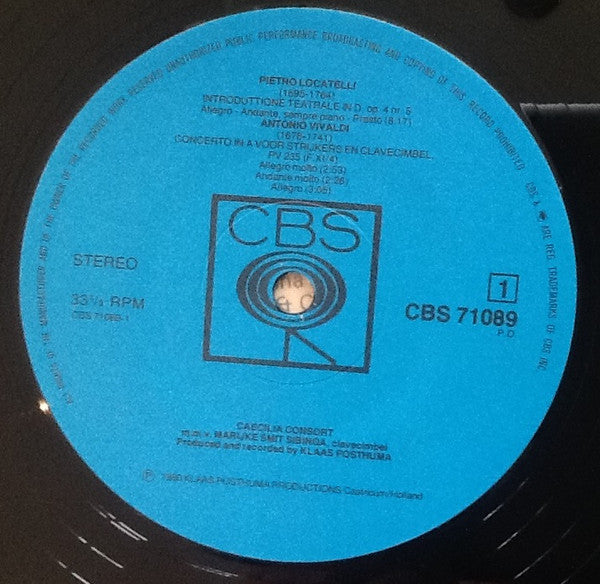 Caecilia Consort : Locatelli, Vivaldi, Schubert, Dvorak (LP, Album)
