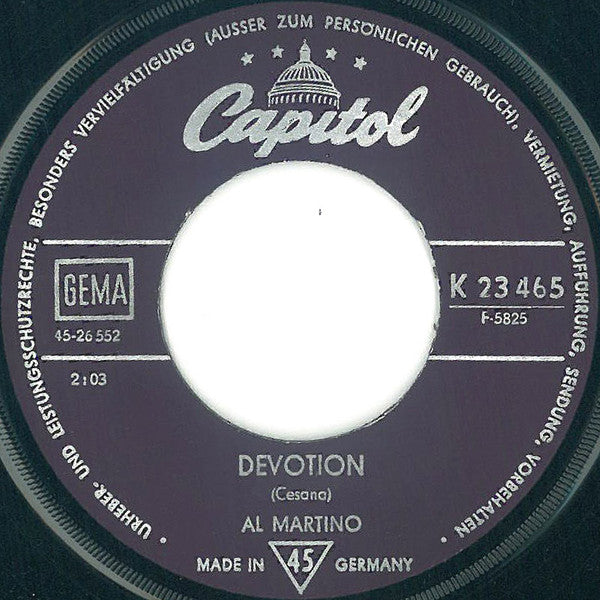 Al Martino : Daddy's Little Girl (7", Single)