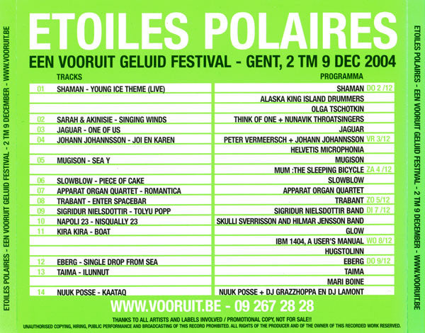 Various : Etoiles Polaires (CD, Comp, Promo)