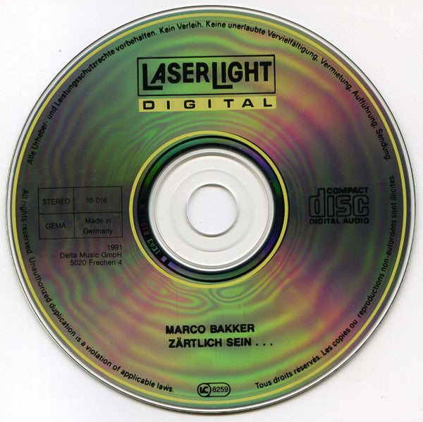 Marco Bakker : Zärtlich Sein (CD, Comp)