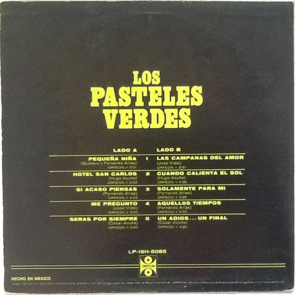Los Pasteles Verdes : Pequeña Niña (LP, Album)