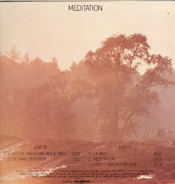 Siegfried Schwab : Meditation (LP, Album)