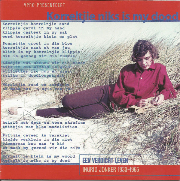 Ingrid Jonker : Korreltjie Niks Is My Dood (Een Verdicht Leven) (CD)