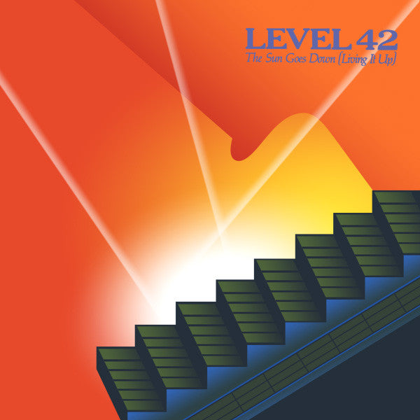Level 42 : The Sun Goes Down (Living It Up) (7", Single, Sil)