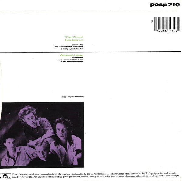 Level 42 : The Chant Has Begun (7", Single)