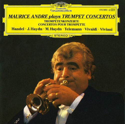 Maurice André : Maurice André Plays Trumpet Concertos : Handel - J.Haydn - Telemann - Vivaldi - Viviani (CD, Comp)