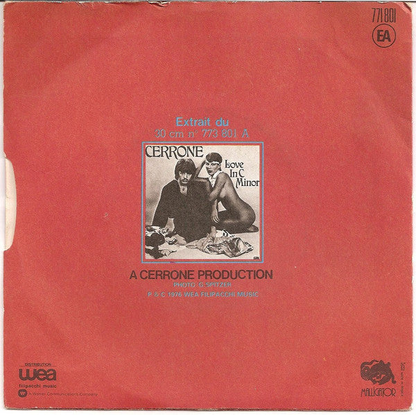 Cerrone : Love In C Minor (7", Single, Pap)