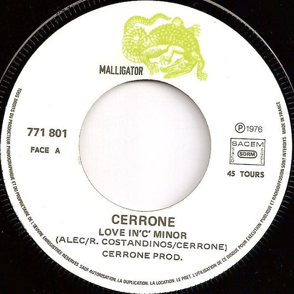 Cerrone : Love In C Minor (7", Single, Pap)