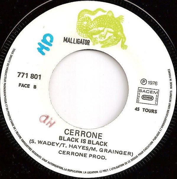 Cerrone : Love In C Minor (7", Single, Pap)