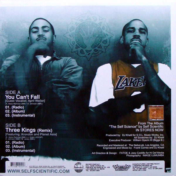 Self Scientific : You Can't Fall (12", Single)