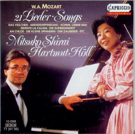 Wolfgang Amadeus Mozart - Mitsuko Shirai, Hartmut Höll : 21 Lieder / Songs (CD)
