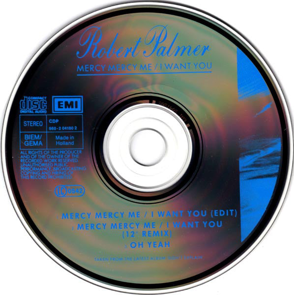 Robert Palmer : Mercy Mercy Me / I Want You (CD, Maxi)