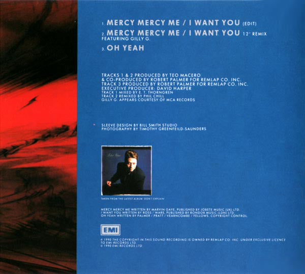 Robert Palmer : Mercy Mercy Me / I Want You (CD, Maxi)