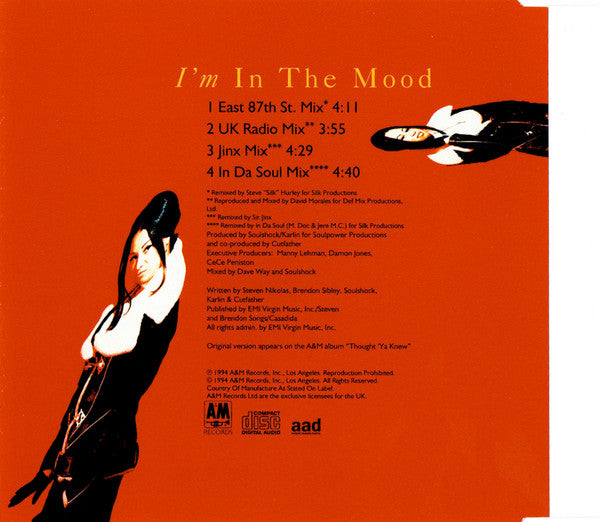 Ce Ce Peniston : I'm In The Mood (CD, Single)