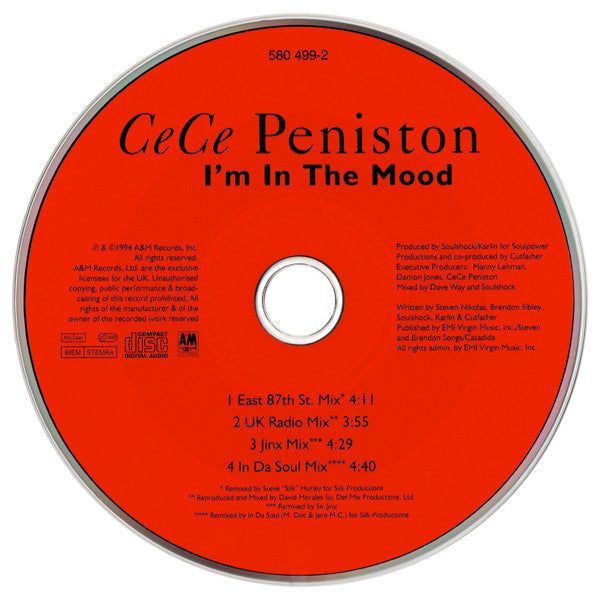 Ce Ce Peniston : I'm In The Mood (CD, Single)