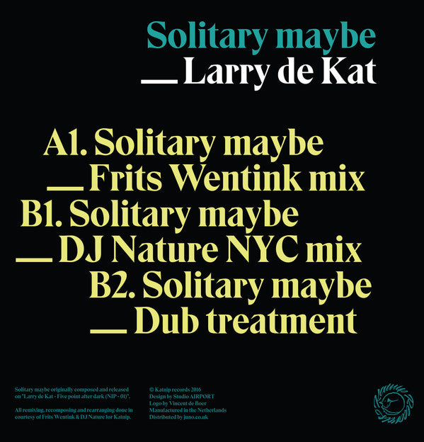 Larry De Kat : Solitary Maybe (12", Single)